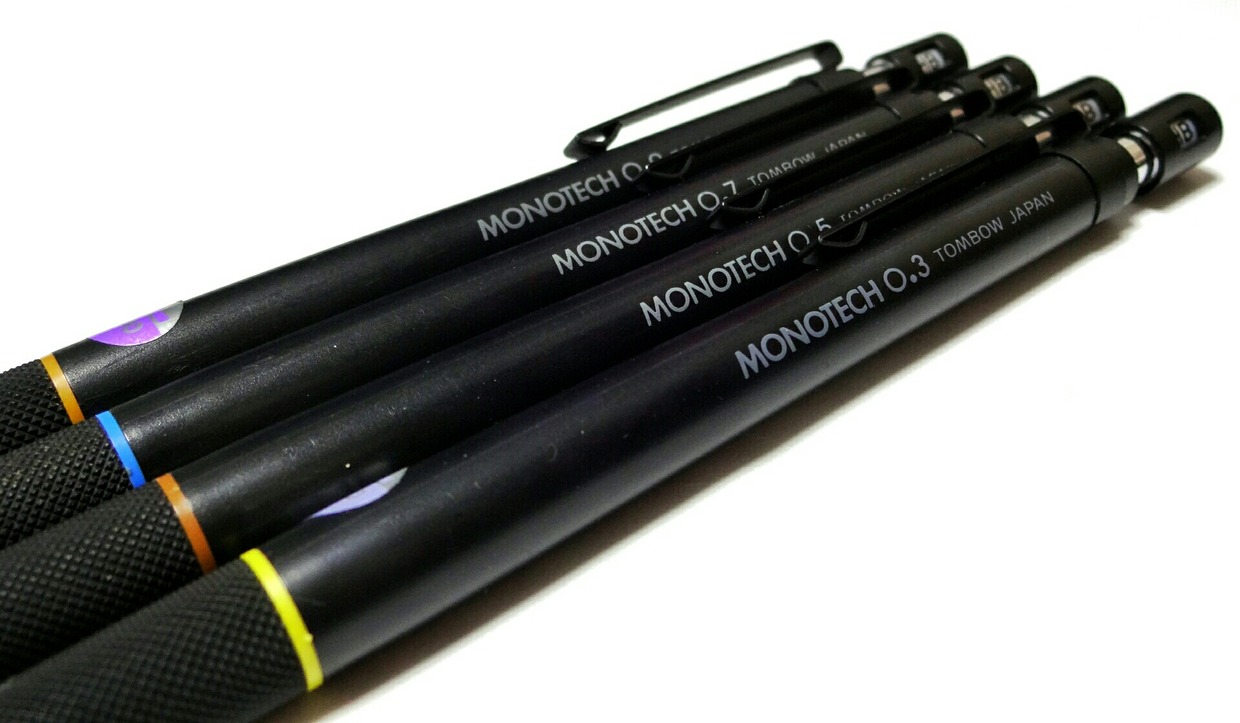 筆記具紹介10 トンボ鉛筆 モノテック | ブングトーク
